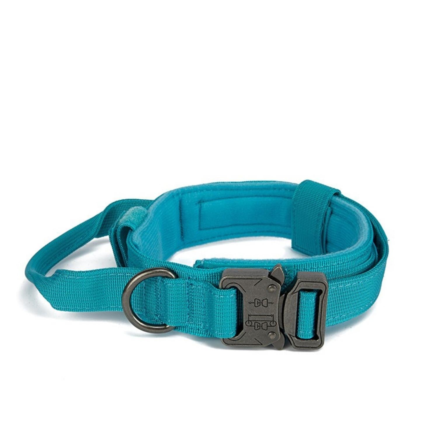 Tactische Hondenhalsband blauwe halsband met gesp
